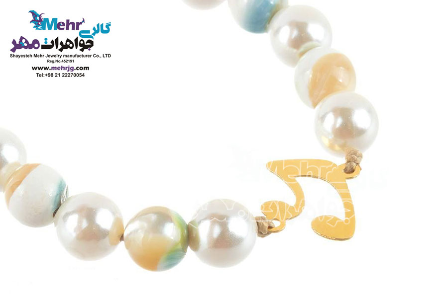 دستبند طلا و سنگ - طرح نت موسیقی