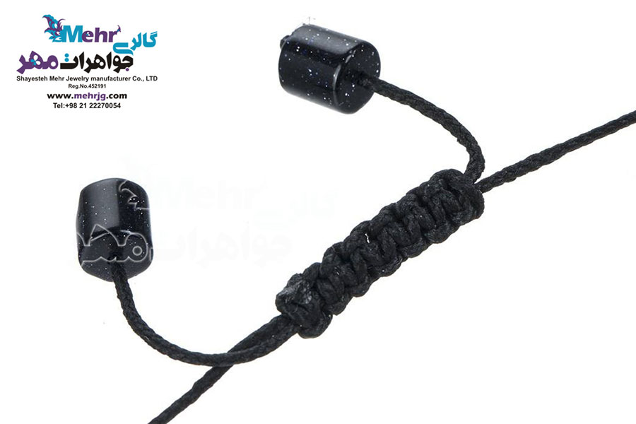 دستبند طلا و سنگ - طرح خوشه‌ گندم