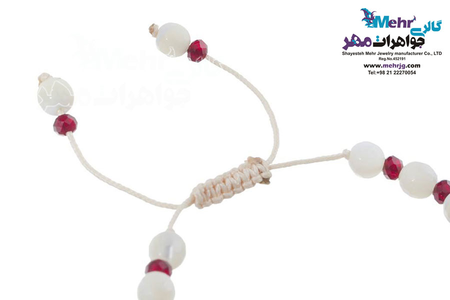 دستبند طلا و سنگ - طرح تینکربل