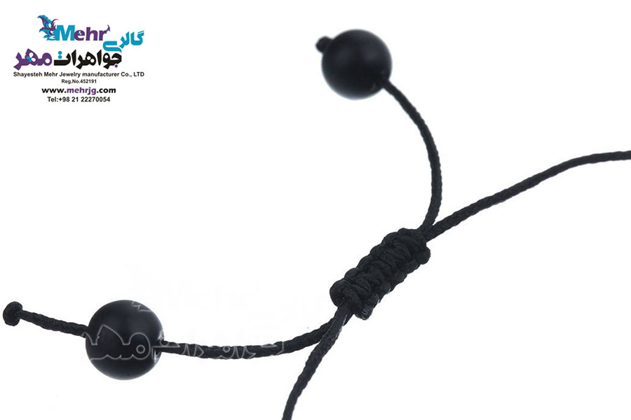 دستبند طلا و سنگ - طرح جغد