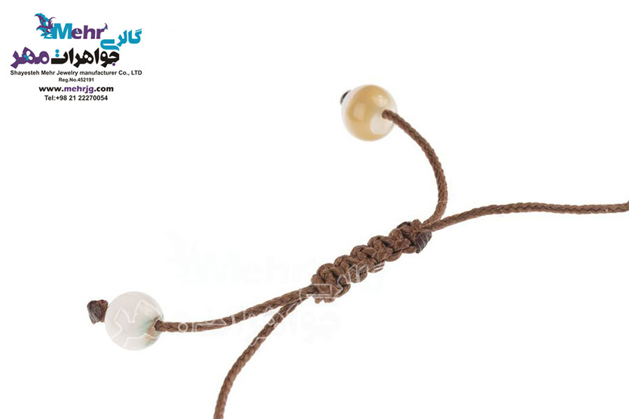 دستبند طلا و سنگ - طرح اسب