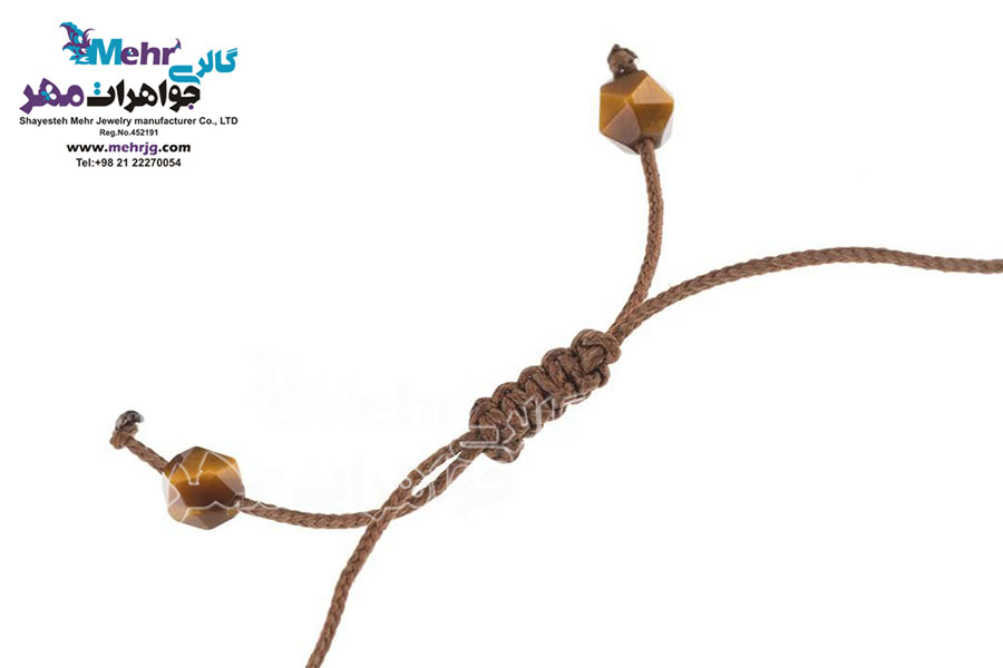 دستبند طلا و سنگ - طرح پروانه