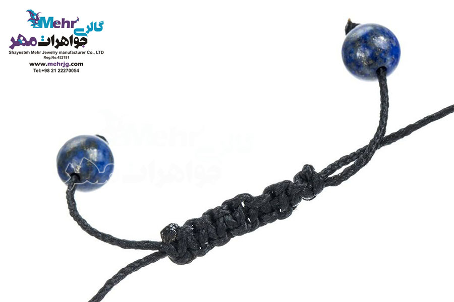 دستبند طلا و سنگ - طرح لانه‌ و پرنده