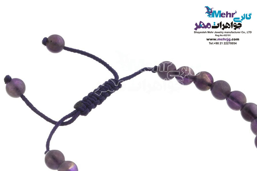 دستبند طلا و سنگ - طرح سیمرغ