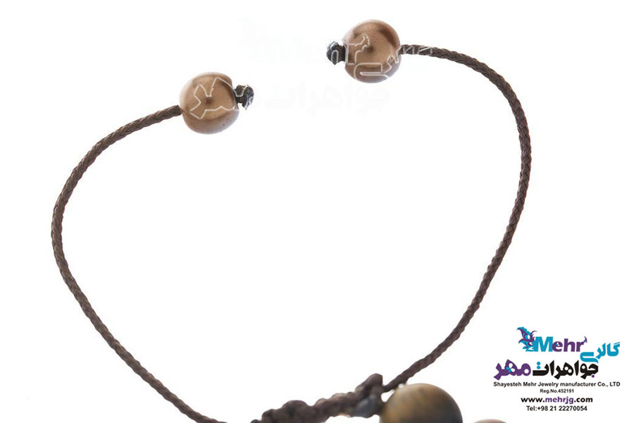 دستبند طلا و سنگ - طرح درخت