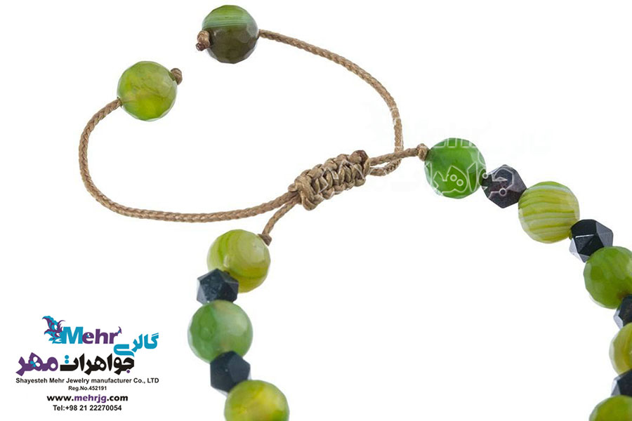 دستبند طلا و سنگ - طرح اسب