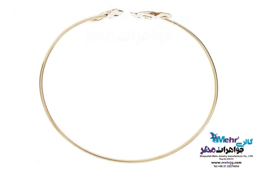 دستبند النگویی طلا - طرح نت موسیقی