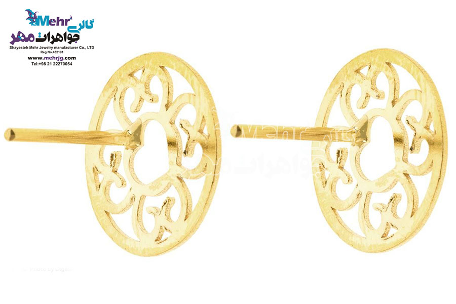 گوشواره طلا - طرح اسلیمی