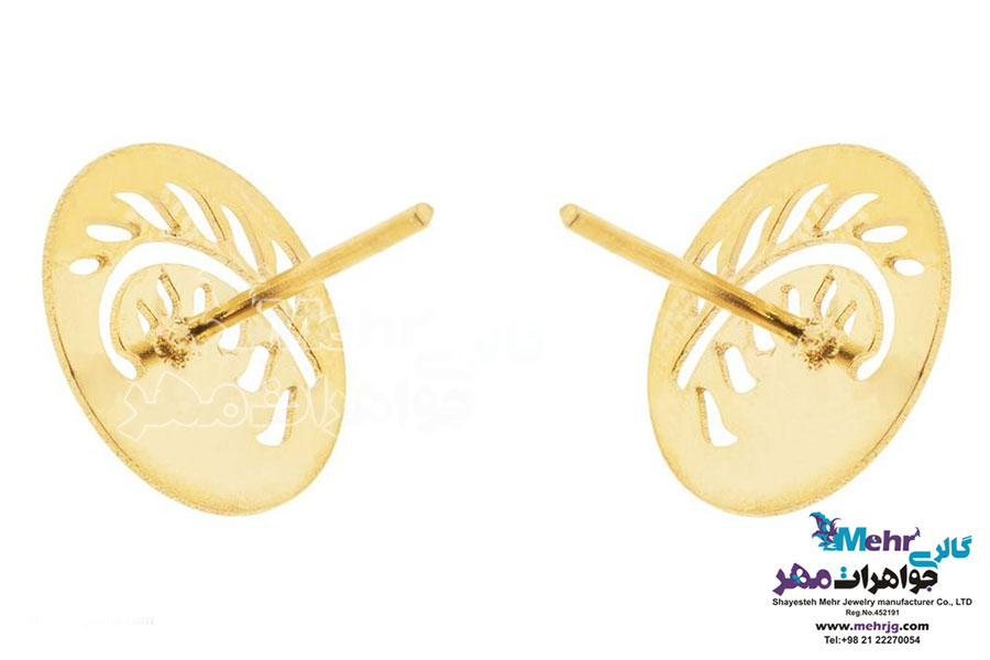 گوشواره طلا - طرح گندم