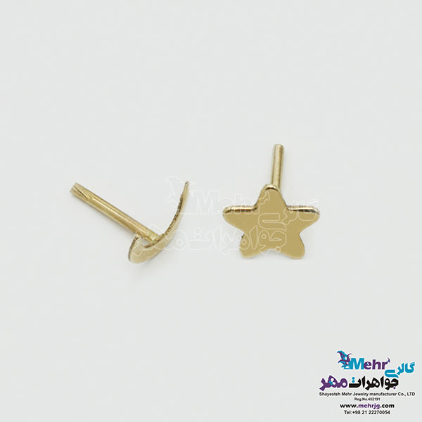 گوشواره طلا - طرح ماه و ستاره