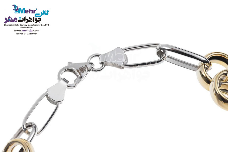 دستبند طلا - طرح هندسی