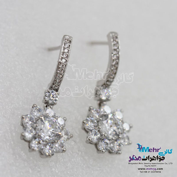 گوشواره طلا - طرح گل