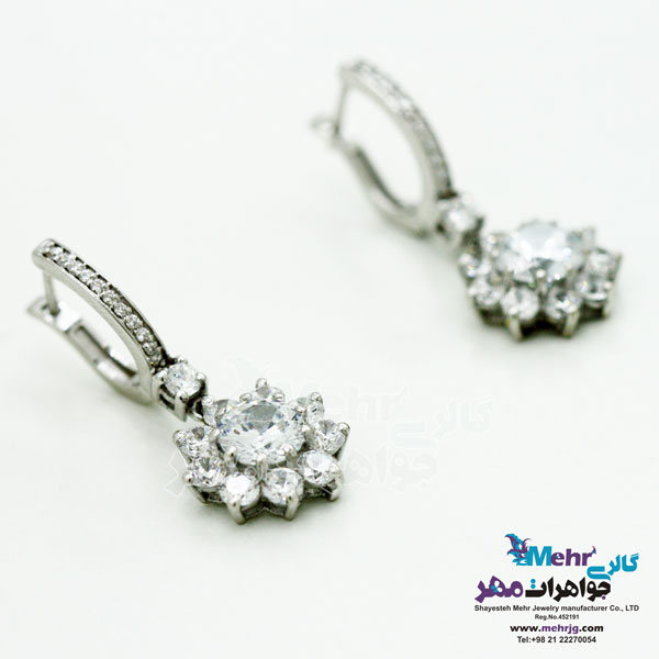 گوشواره طلا - طرح گل