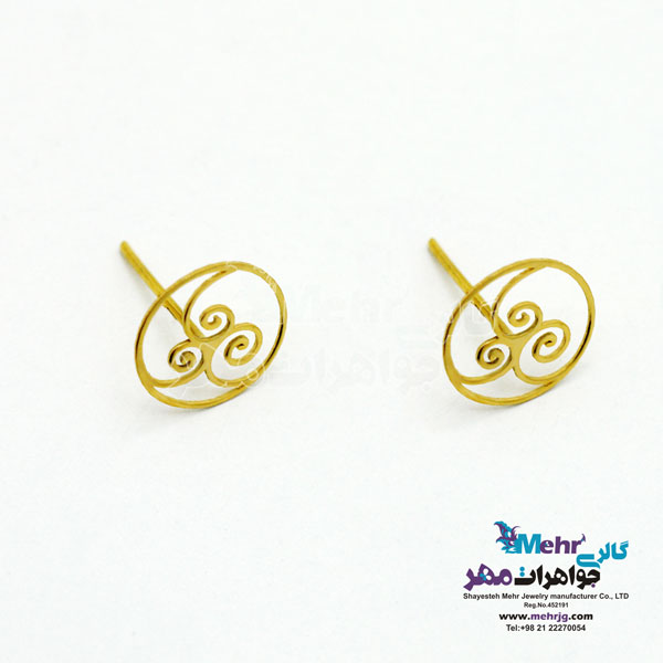 گوشواره طلا - طرح اسپیرال