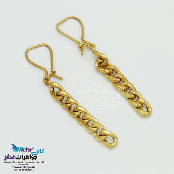گوشواره طلا - طرح کارتیه