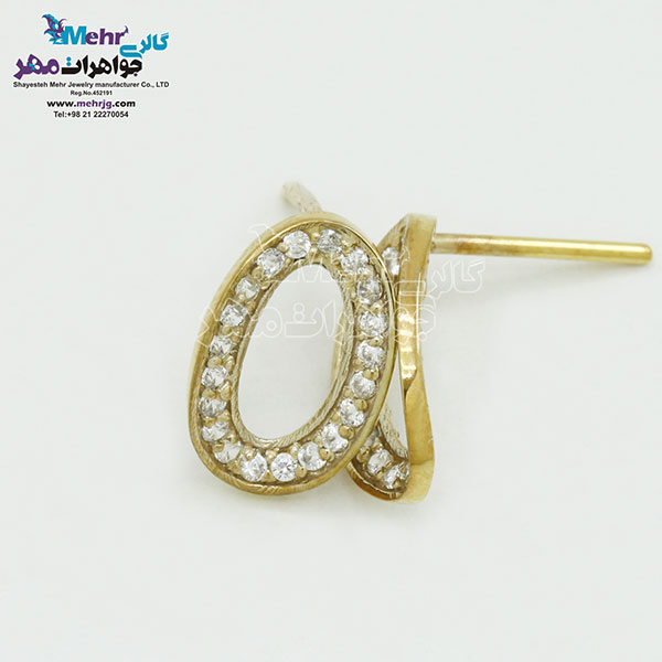گوشواره طلا - طرح هندسی
