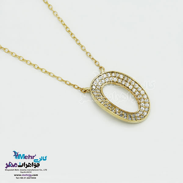 گردنبند طلا - طرح هندسی