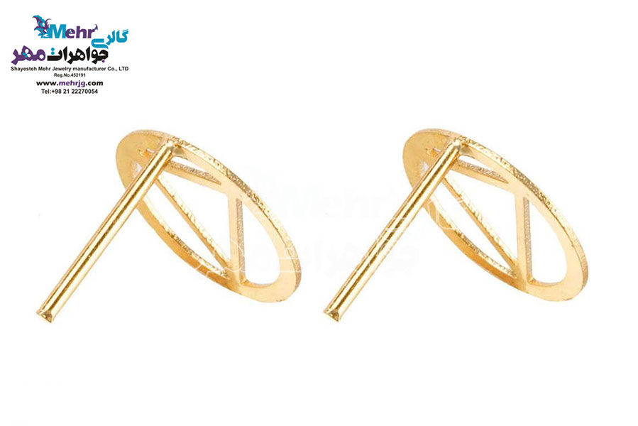 گوشواره طلا - طرح هندسی