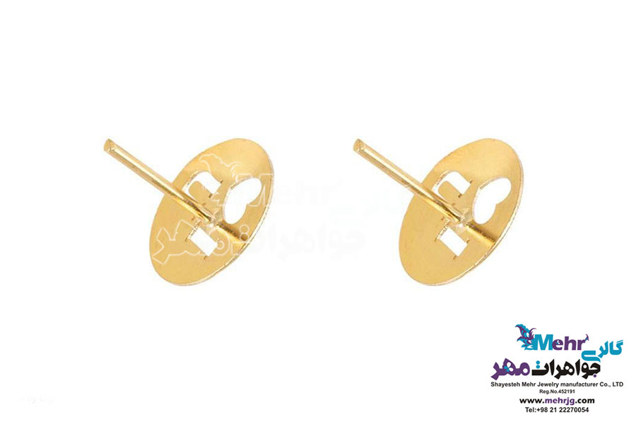 گوشواره طلا - طرح دوستت دارم