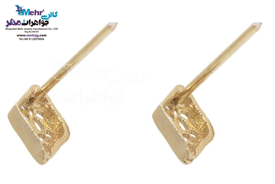 گوشواره طلا - طرح هندسی