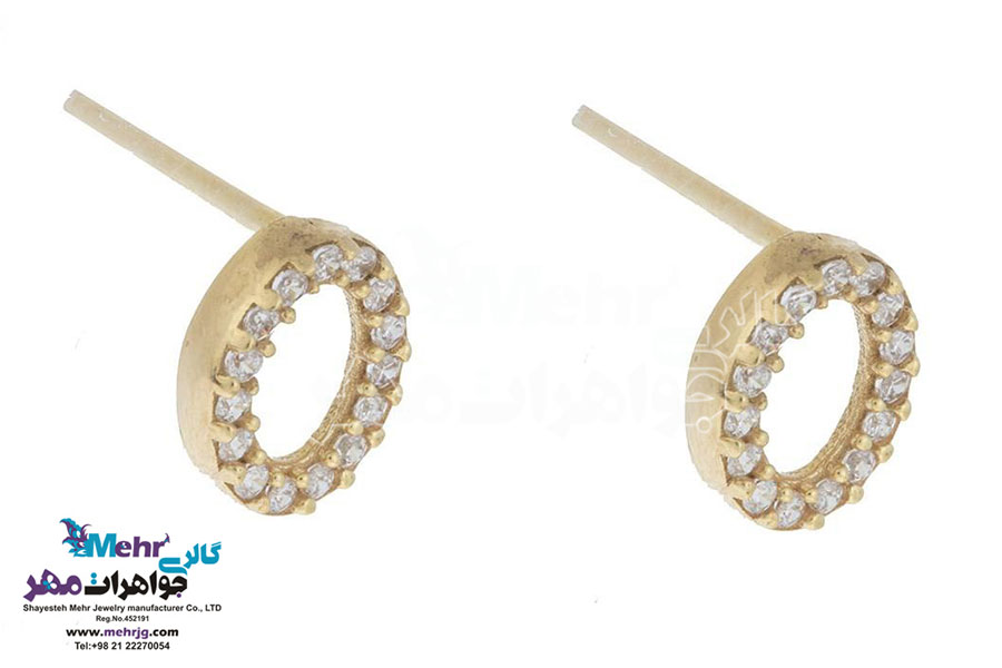گوشواره طلا - طرح هندسی