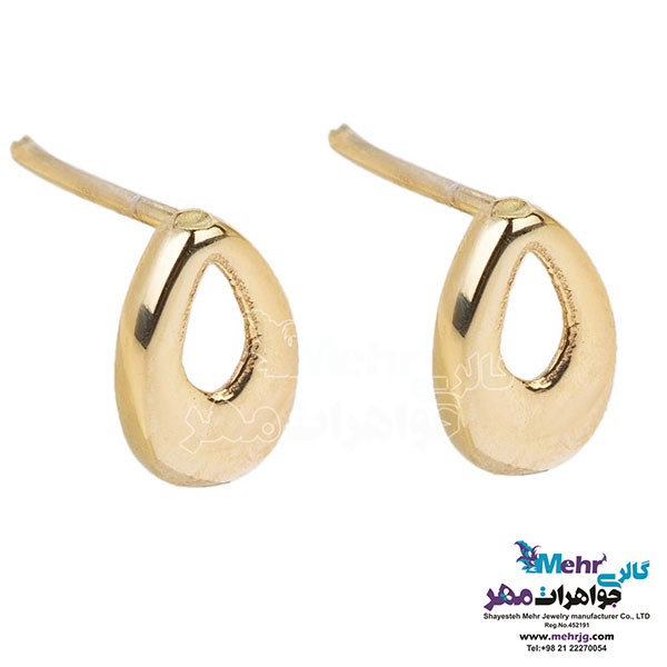 نیم ست طلا - آویز و گوشواره - طرح قطره