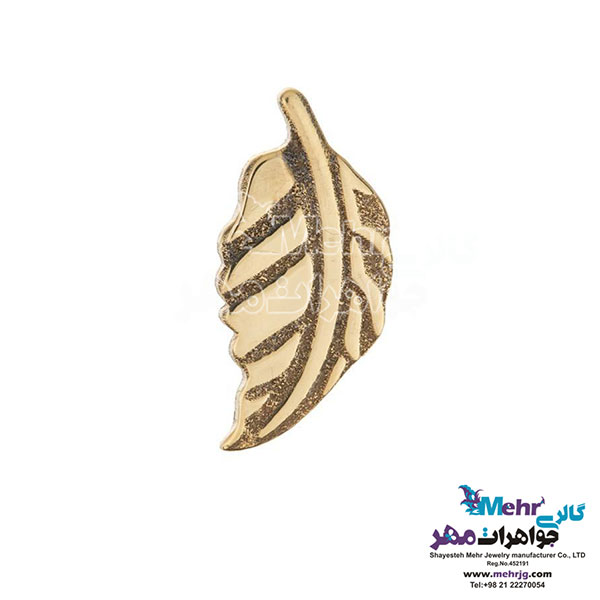 نیم ست طلا - آویز و گوشواره - طرح برگ