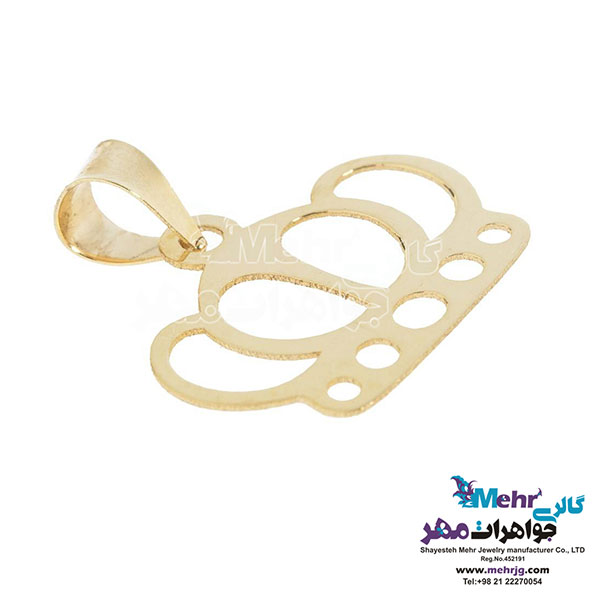 نیم ست طلا - آویز و گوشواره - طرح تاج