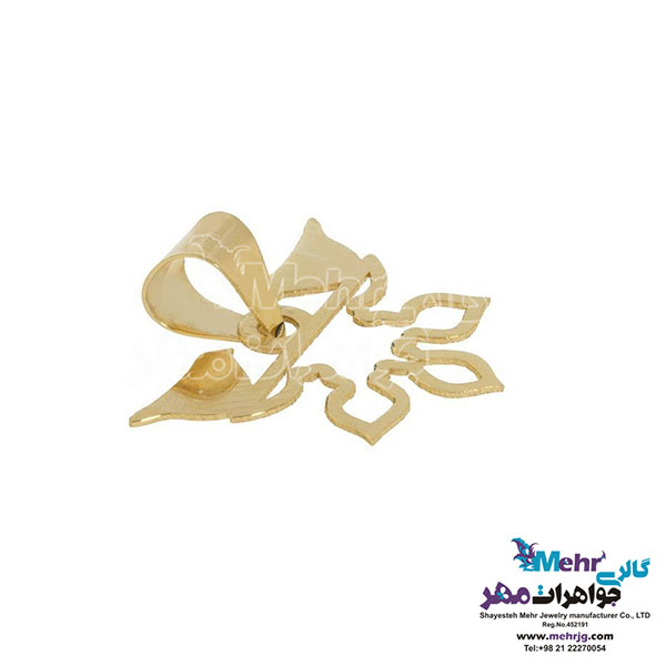 نیم ست طلا - آویز و گوشواره - طرح سنتی