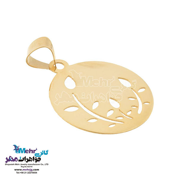 نیم ست طلا - آویز و گوشواره - طرح خوشه گندم