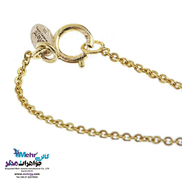 آویز ساعت طلا - طرح صلیب