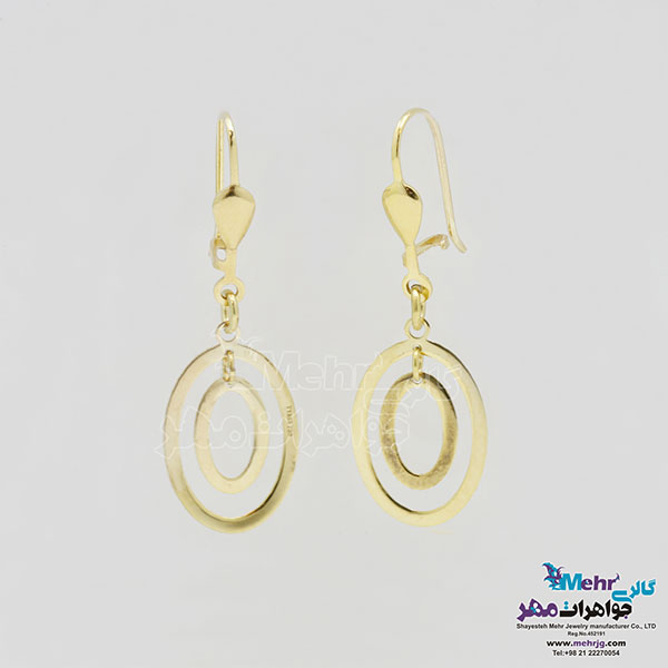 گوشواره طلا - طرح هندسی