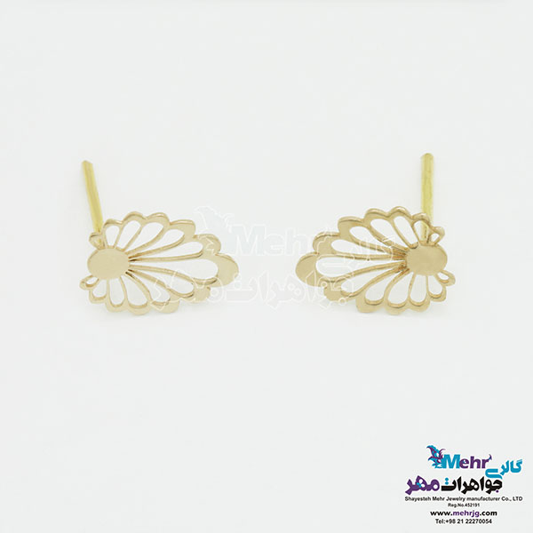 گوشواره طلا - طرح طاووس