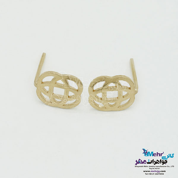 گوشواره طلا - طرح گل