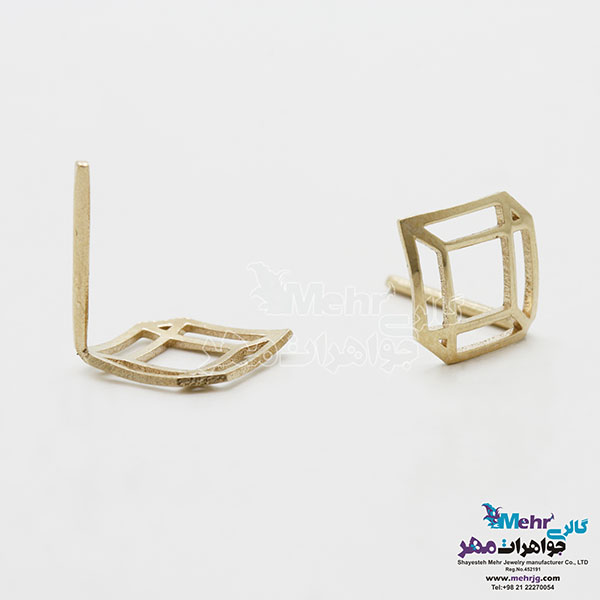 گوشواره طلا - طرح هندسی