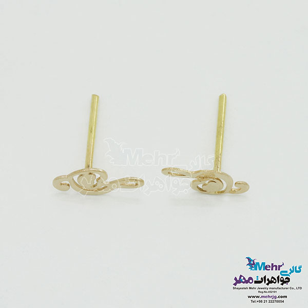 گوشواره طلا - طرح نت سل