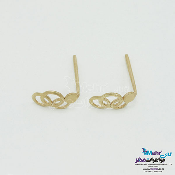گوشواره طلا - طرح هندسی
