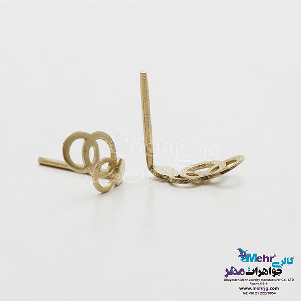 گوشواره طلا - طرح هندسی