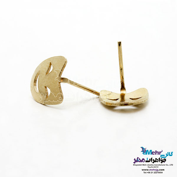 گوشواره طلا - طرح اشک‌ها و لبخندها
