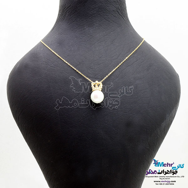 گردنبند طلا - طرح تاج