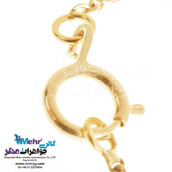 آویز ساعت طلا - طرح لنگر