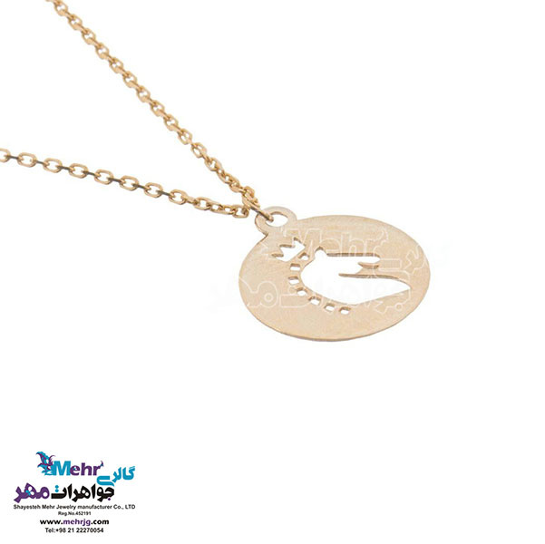آویز ساعت طلا - طرح اسب