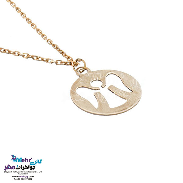 آویز ساعت طلا - طرح فرشته