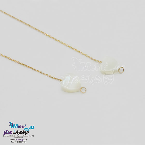 گوشواره طلا - طرح قلب