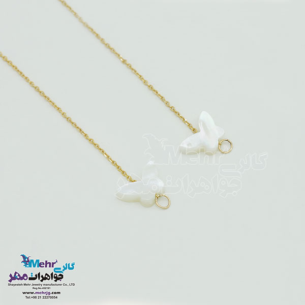 گوشواره طلا - طرح پروانه