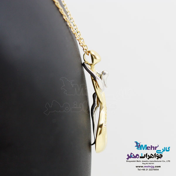گردنبند طلا - طرح عاشقانه