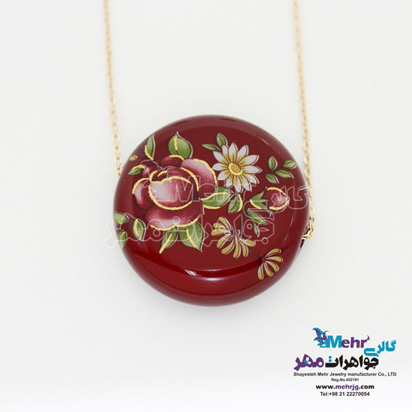 گردنبند طلا - سنگ ساکورا