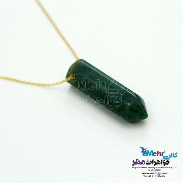 گردنبند طلا - طرح مداد