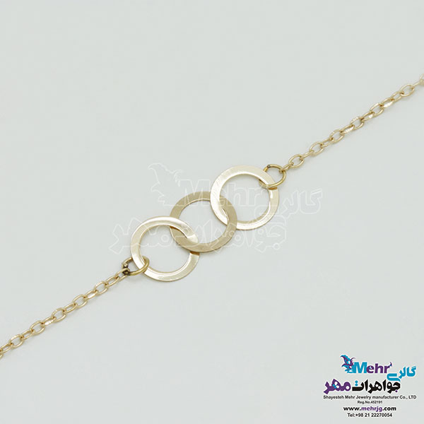 دستبند طلا - طرح هندسی