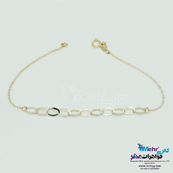 دستبند طلا - طرح هندسی